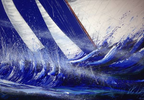- Acrylic on Canvas, Painting by Annabel Menheneott, measuring 70 x 100 cm (H x W) framed at 73 x 103 cm £1850
